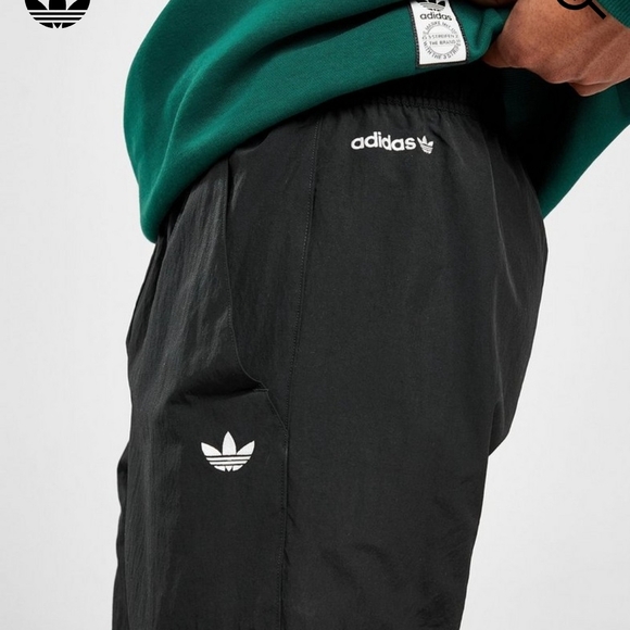 Adidas Men Black Cargo Pants with Logo - Picture 3 of 7